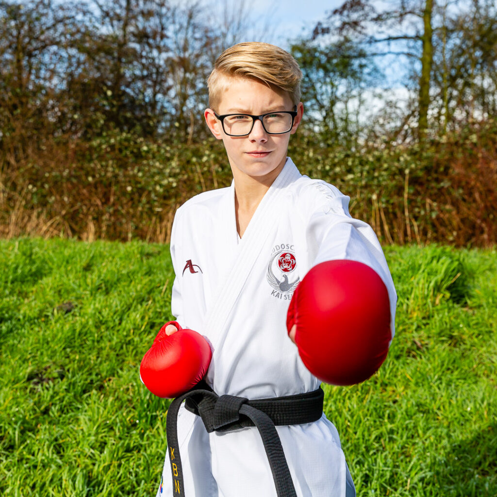 Nationaal karate kampioen U16 Colin Vercammen