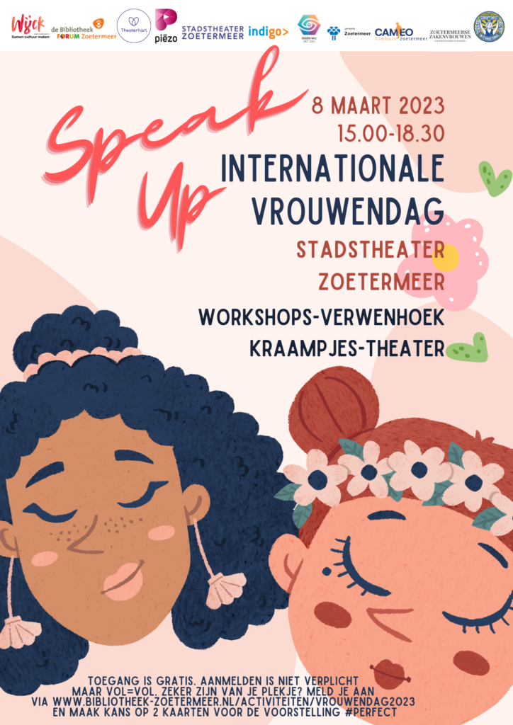 Speak up en kom naar Vrouwendag in Stadstheater Zoetermeer