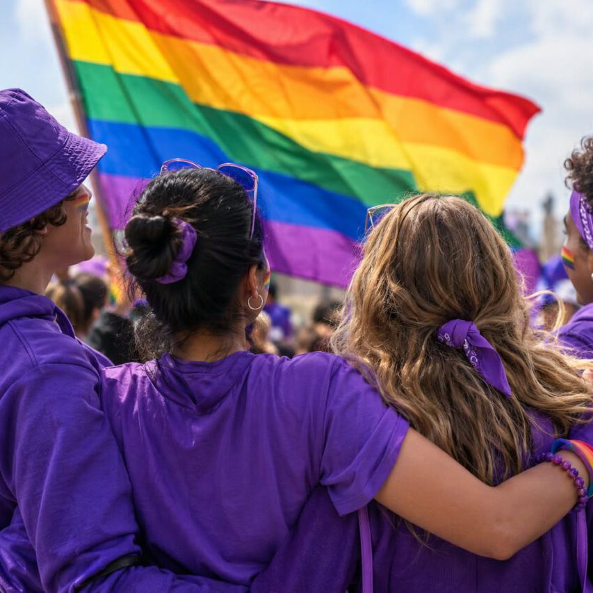 Paarse Vrijdag en de regenboogvlag
